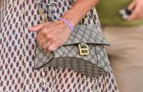 <p>She was also seen carrying a bag from Balenciaga's recent collaboration with Gucci. </p>