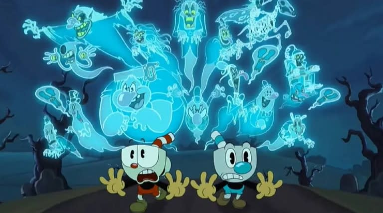 Cuphead y Mugman, enfrentarán todo tipo de peligros.