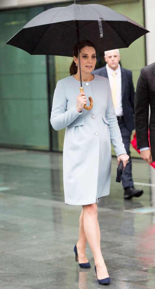 Kate Middleton pregnancy clothes, dresses, coats by Seraphine