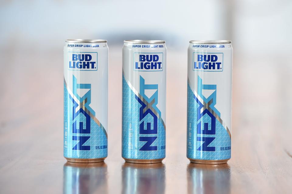 Bud Light Next, due in stores Feb. 7, is a beer with 4% alcohol by volume, 80 calories and zero carbs.