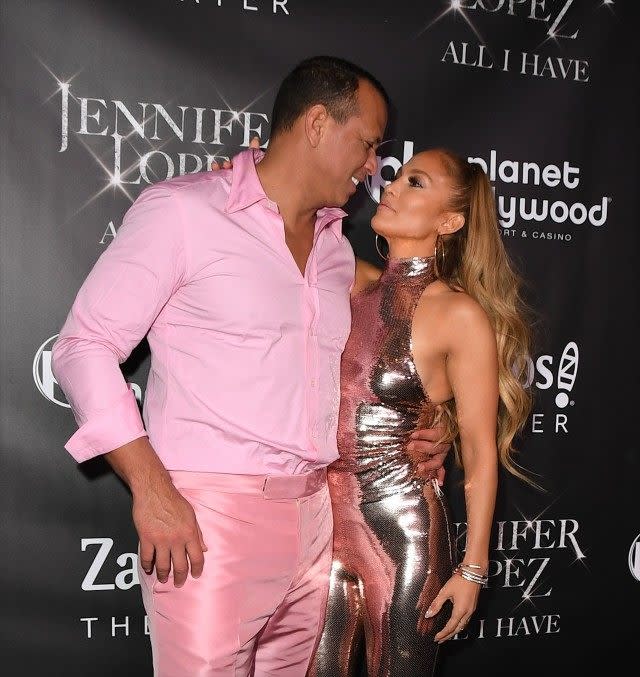 Alex Rodriguez and Jennifer Lopez