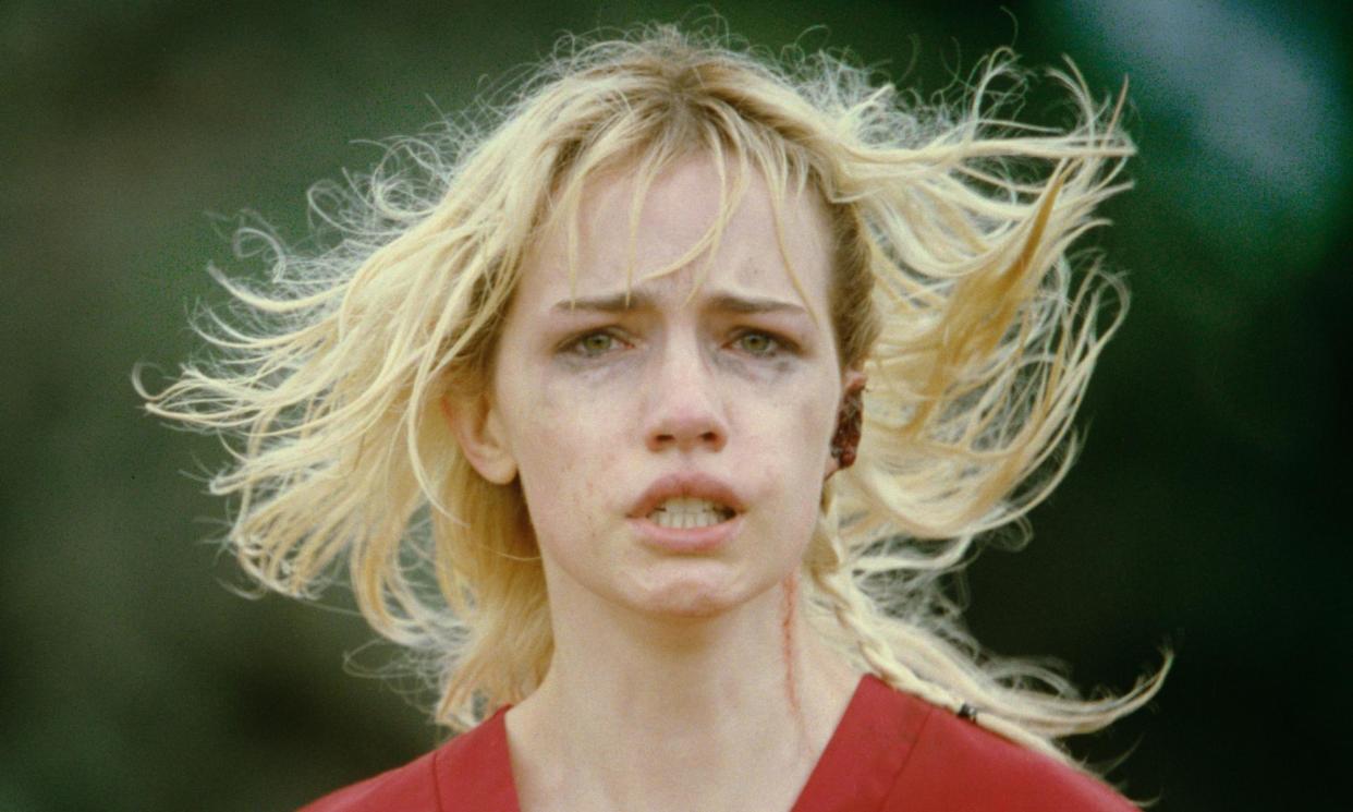 <span>‘Excellent’: Willa Fitzgerald as The Lady in Strange Darling.</span><span>Photograph: Miramax</span>