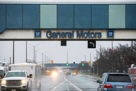 The General Motors assembly plant in Oshawa, Ontario, Canada November 26, 2018. REUTERS/Carlos Osorio