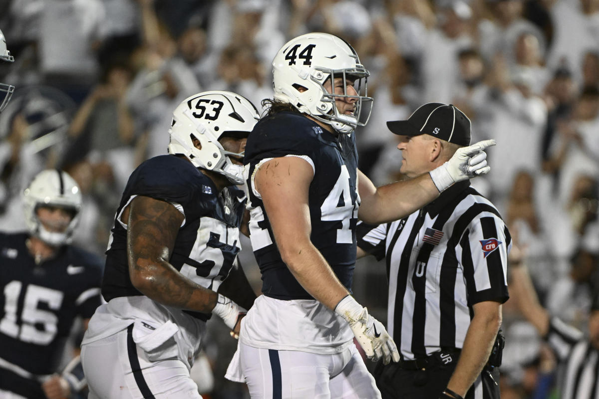 No. 9 Penn State defeats No. 19 Illinois and wins 21-7 in the Nittany Lions’ Big Ten opener