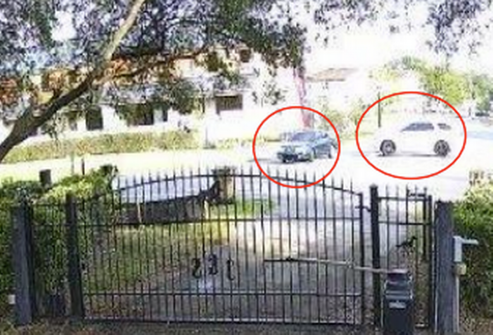 The white Durango and green Acura were spotted driving around the Boggy Creek area of Kissimmee.