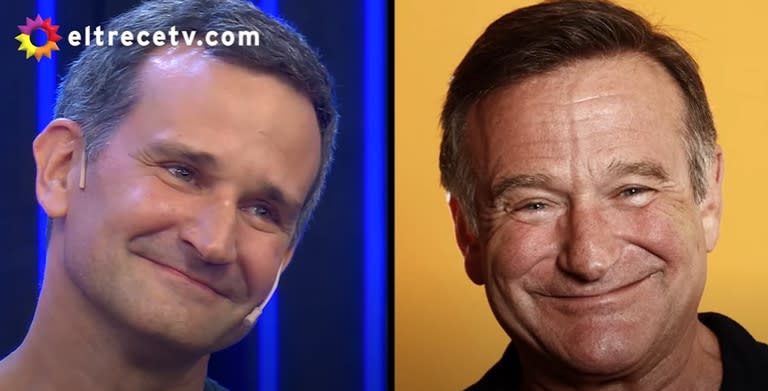 Un concursante de Bienvenidos a bordo sorprendió con su parecido a Robin Williams