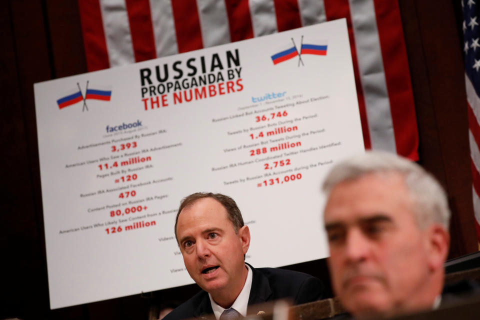 Rep. Adam Schiff wants to obtain all 3,000&nbsp;Facebook ads linked to the Russian campaign to influence the last presidential election and release them to the public. (Photo: Aaron Bernstein / Reuters)
