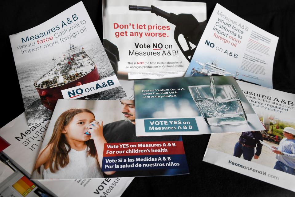 As the June 2022 election neared, Ventura County voters received campaign fliers on Measures A and B in their mailboxes.