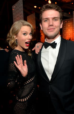 <p>Charley Gallay/Getty</p> Taylor Swift at the 2014 Golden Globes Afterparty