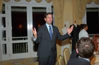 BEVERLY HILLS, CA - NOVEMBER 20: Lifetime EVP Programming Rob Sharenow speaks at a private dinner for the Lifetime premier of "Liz & Dick" at Beverly Hills Hotel on November 20, 2012 in Beverly Hills, California. (Photo by Charley Gallay/Getty Images for A&E Networks)