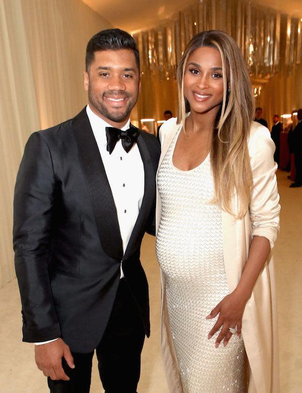 Russell Wilson and Ciara