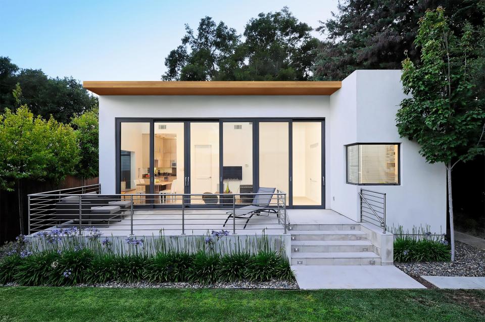 The pandemic has pushed the demand for Accessory Dwelling Units, or ADUs, like this one in Palo Alto, California, designed by Maydan Architects. They fill an increased need for affordable housing or a separate home office. Fortunately, more city and state regulations are allowing them.