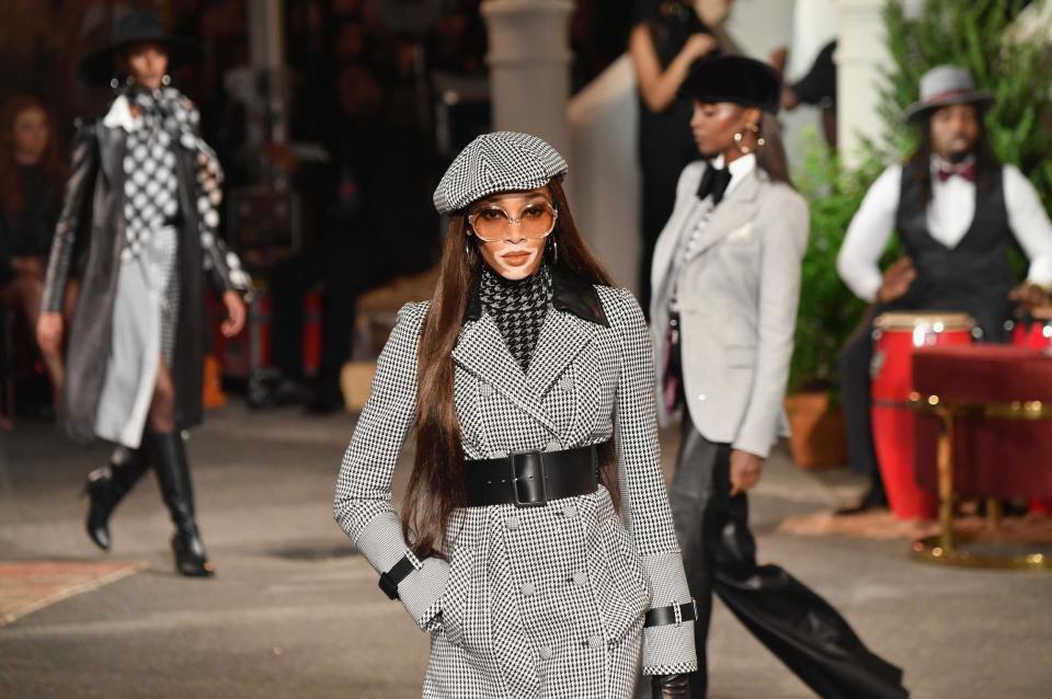 Harlow walking at the Zendaya x Tommy Hilfiger show (Getty Images)