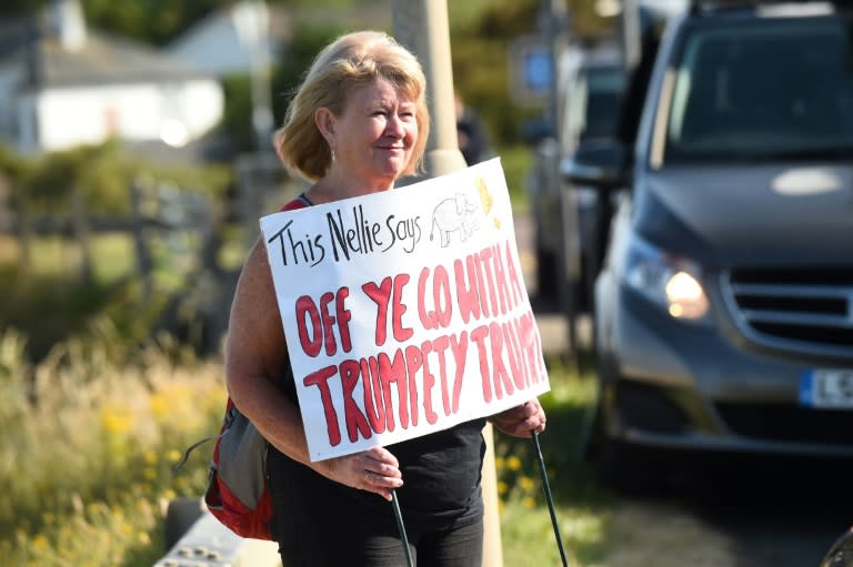 Protests are planned in Edinburgh and around the Turnberry course against Trump's visit