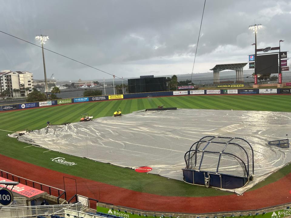 The Blue Wahoos are giving away their field tarp in a free contest open to area schools and youth baseball and softball organizations.