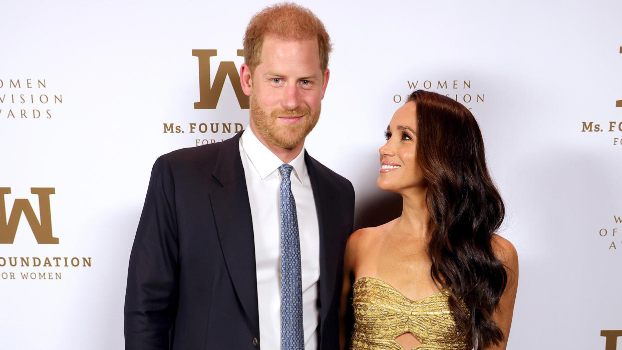 Prince Harry and Meghan Markle say they were dangerously hounded by paparazzi after attending event together in New York City on May 16, 2023. (Photo: Getty Images)