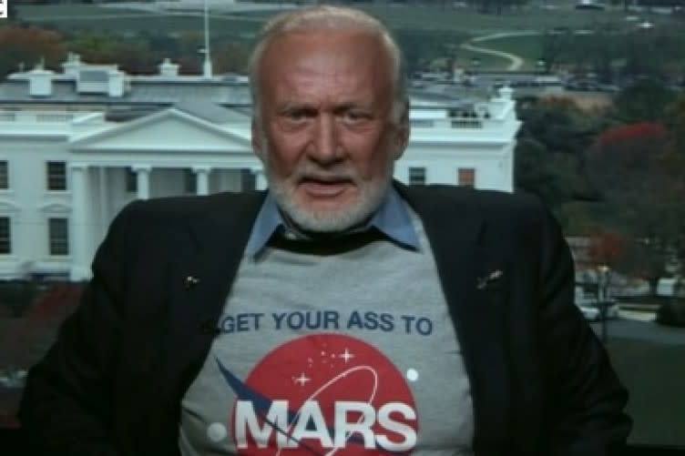 ‘Get your ass to Mars’: Buzz Aldrin wants humans to permanently occupy Mars (TheJournal.ie)