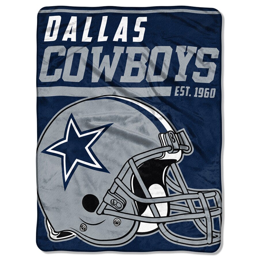 Dallas Cowboys 40-Yard Dash Micro Raschel Blanket
