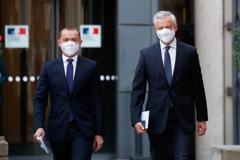 French Economy and Finance Minister Bruno Le Maire presents French government 2022 budget in Paris