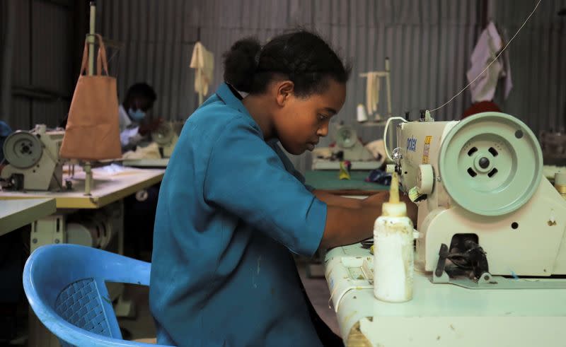 Ethiopian textile factories fear U.S. may suspend trade deal over Tigray, in Addis Ababa