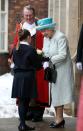 NORFOLK, ENGLAND - FEBRUARY 6: Queen Elizabeth II is greeted by wellwishers during a visit to Kings Lynn Town Hall on February 6, 2012 in Norfolk, England. Today is Accession Day, with the Queen celebrating 60 years to the day since she became Monarch. (Photo by Chris Radburn - WPA Pool/Getty Images)