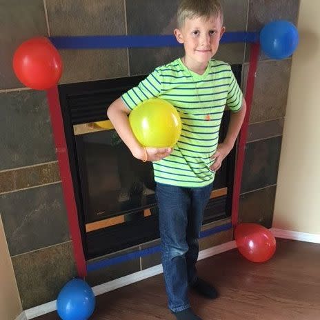 As Mahlon was getting ready for his birthday bash, he shouted it was the happiest day of his life! Image: Life on Peanut Layne