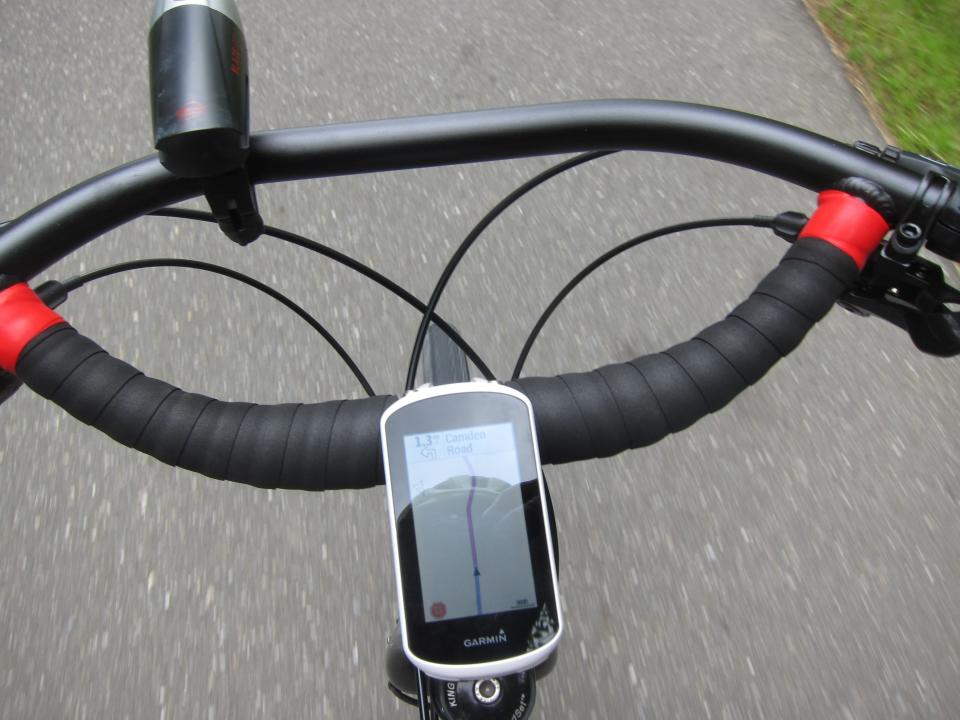 My bike has a GPS just like the one I have in my truck. This GPS finds the best roads for bicycling between Point A and Point B, and is remarkably good at doing that.