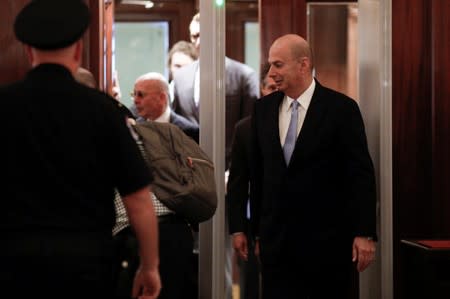 U.S. Ambassador to the European Union Gordon Sondland arrives on Captiol Hill