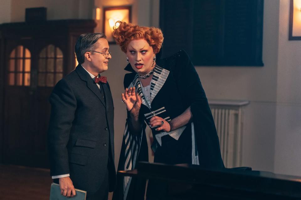 jeremy limb as timothy drake, jinkx monsoon as maestro, doctor who