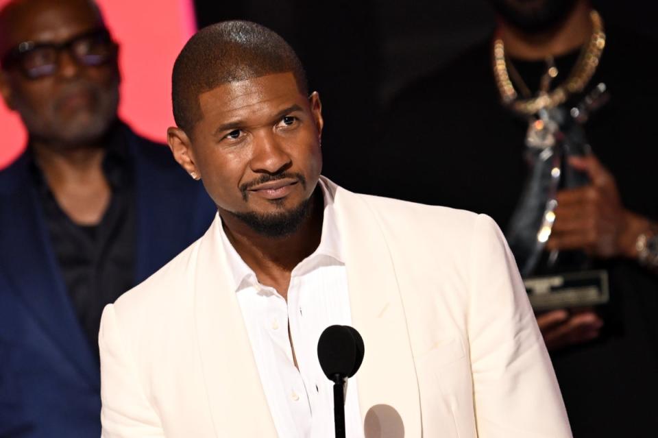 Usher received the Lifetime Achievement Award at the 2024 BET Awards (Getty Images for BET)