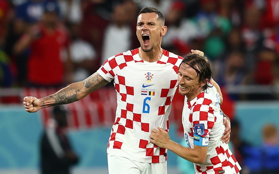 Dejan Lovren and Luka Modric - Croatia World Cup 2022 results, squad list, fixtures and latest odds - Chris Brunskill/Getty Images