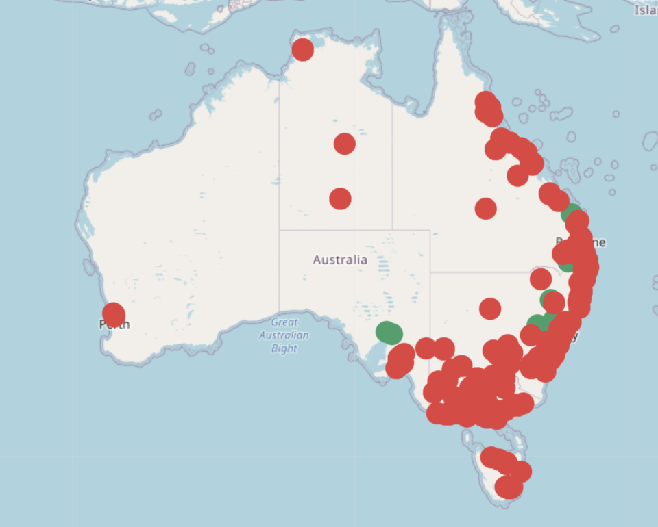 Matt Hayward created findarat.com.au so people can source rapid antigen tests. Source: findarat.com.au