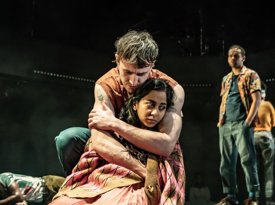 ‘A Streetcar Named Desire’. (Front) Paul Mescal and Anjana Vasan. (Marc Brenner)