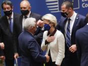 First day of the European Union summit in Brussels