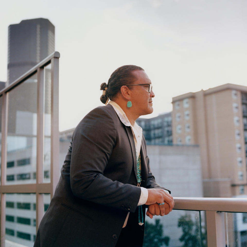 Darius (Diné, Black) currently serves as the director of the Anti-Discrimination Office for the City of Denver. As a civil rights advocate, his wealth of knowledge and ability to navigate the governmental systems has made him an asset to the community, especially Native Americans residing in an urban area. He was born and raised in Denver and is considered an 