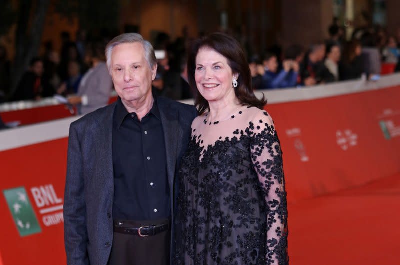 William Friedkin, seen with wife Sherry Lansing, directed such films as "The French Connection," "The Exorcist" and "To Live and Die in L.A." File Photo by David Silpa/UPi