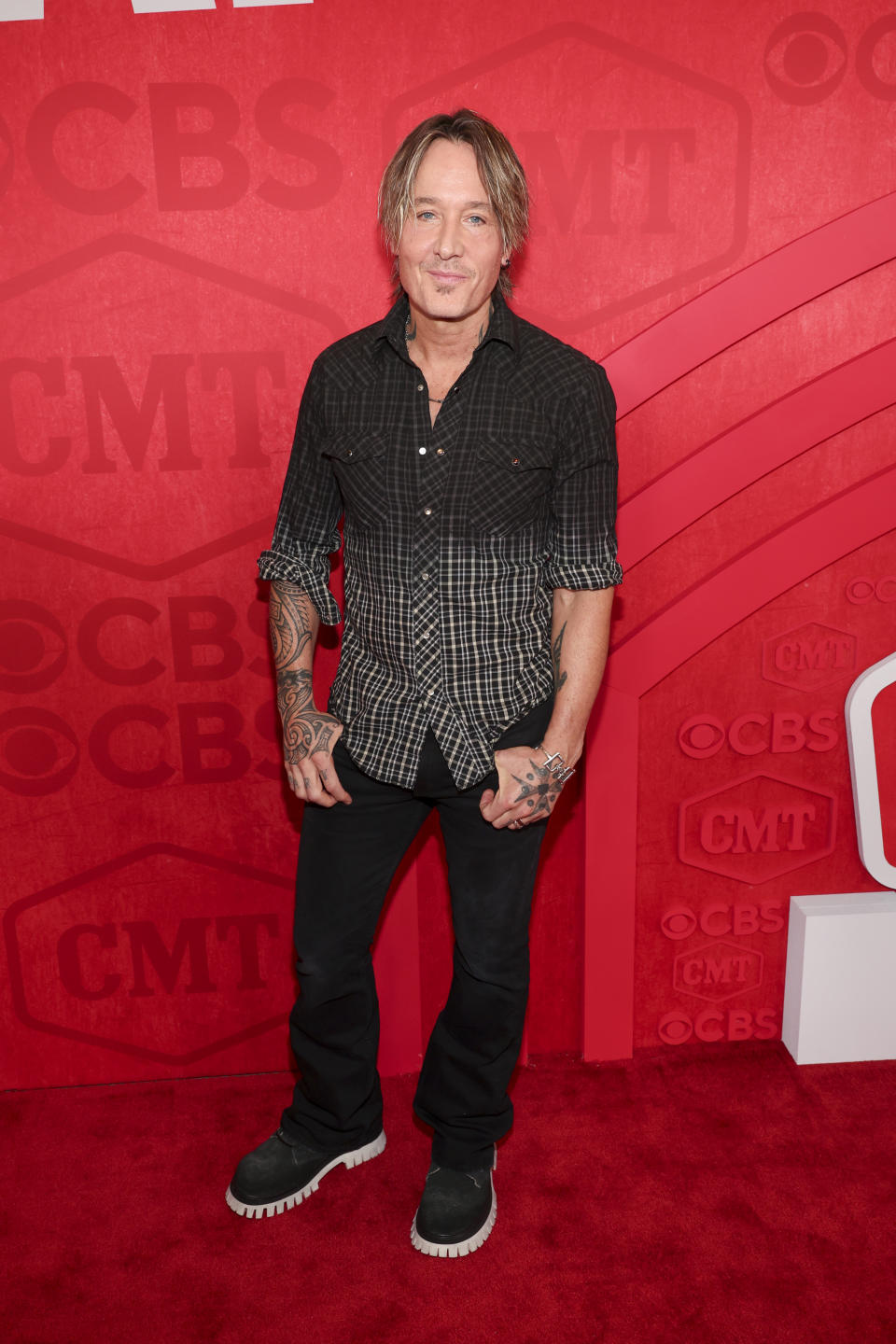 Keith Urban at the 2024 CMT Music Awards held at the Moody Center on April 7, 2024 in Austin, Texas.