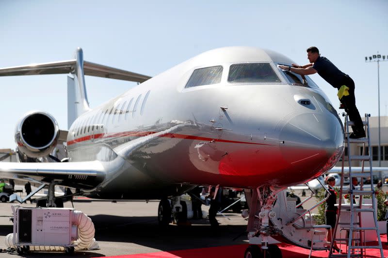 FILE PHOTO: World's largest air show for business jets opens, in Henderson