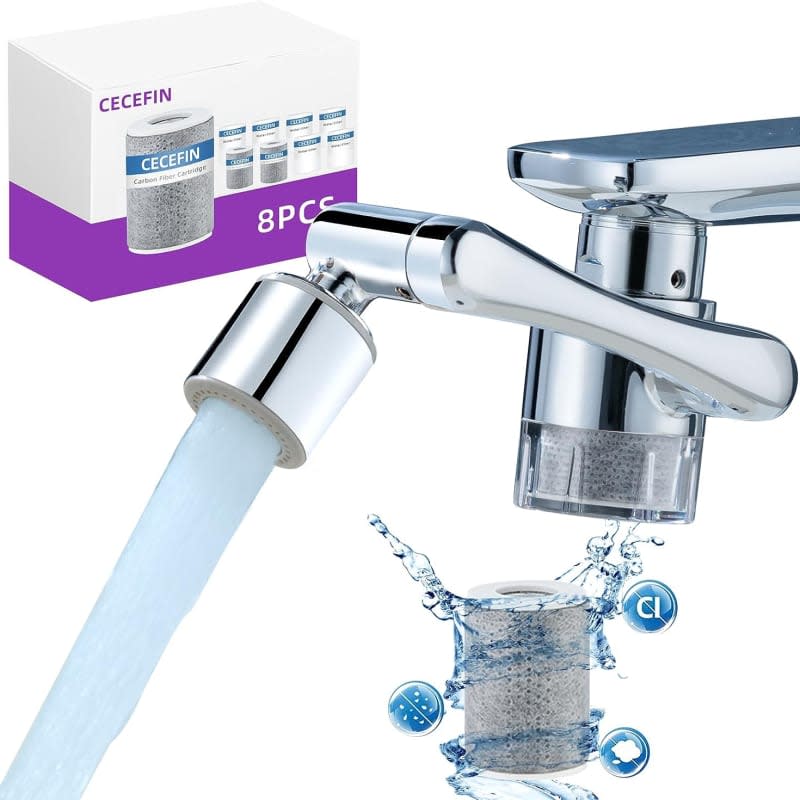 CECEFIN Splash Filter Sink Faucet-Aerator