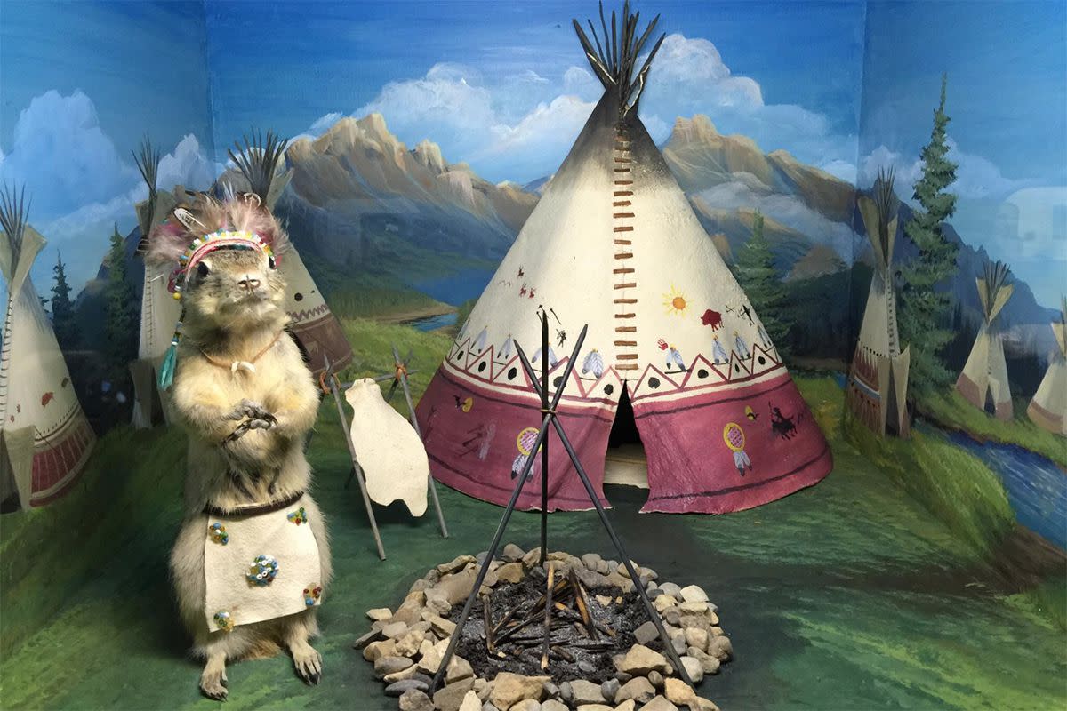 Gopher Hole Museum, Torrington, Alberta