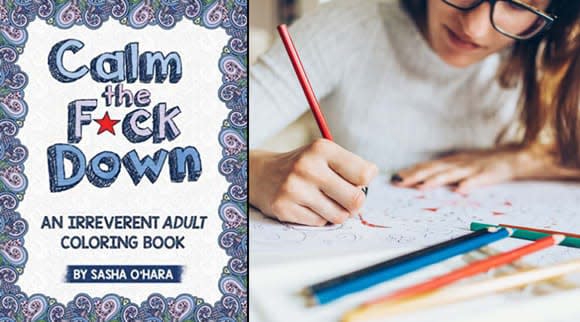 This hilarious coloring book is quite popular.