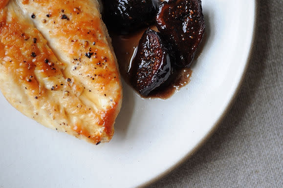 Chicken with Figs, Wine & Honey