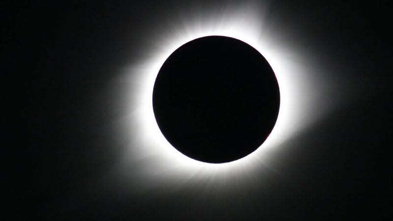 A view of the August 2017 solar eclipse taken from Madras, Oregon. - Photo: NASA/Gopalswamy