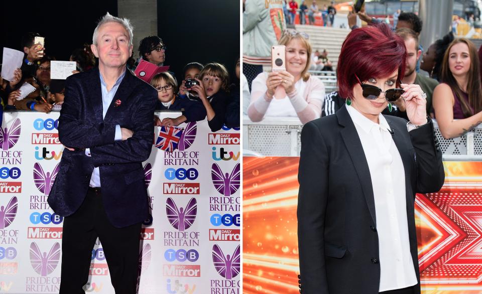 Louis Walsh is off but Sharon Osbourne remains on The X Factor. (PA)