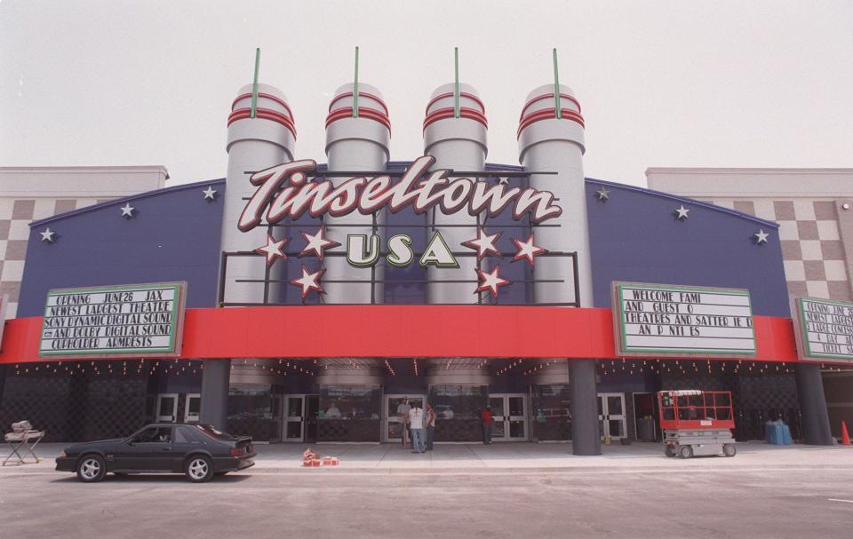 The 20-screen Tinseltown theater opened in 1998 on the Southside, giving its name to the area that grew up around it.