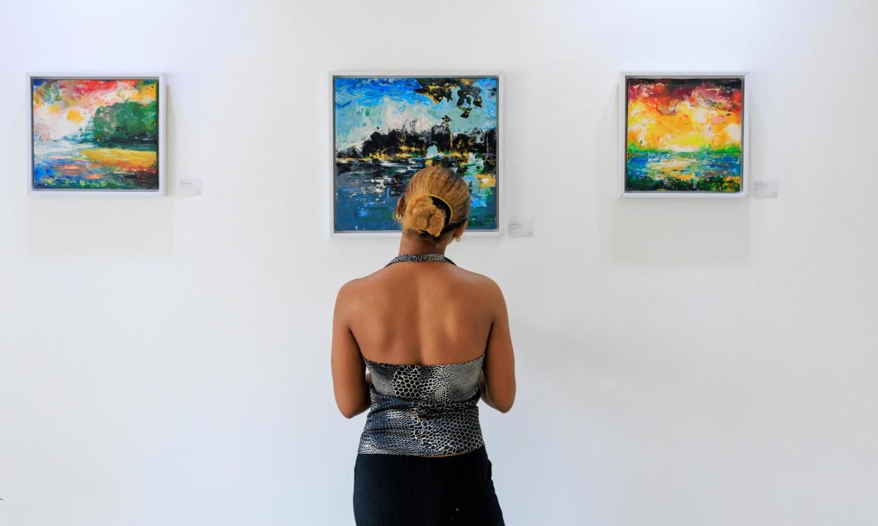 <span>The gallery, which is supported by private donations, opened branches in Ghana and Zimbabwe last year.</span><span>Photograph: Benson Ibeabuchi/The Guardian</span>