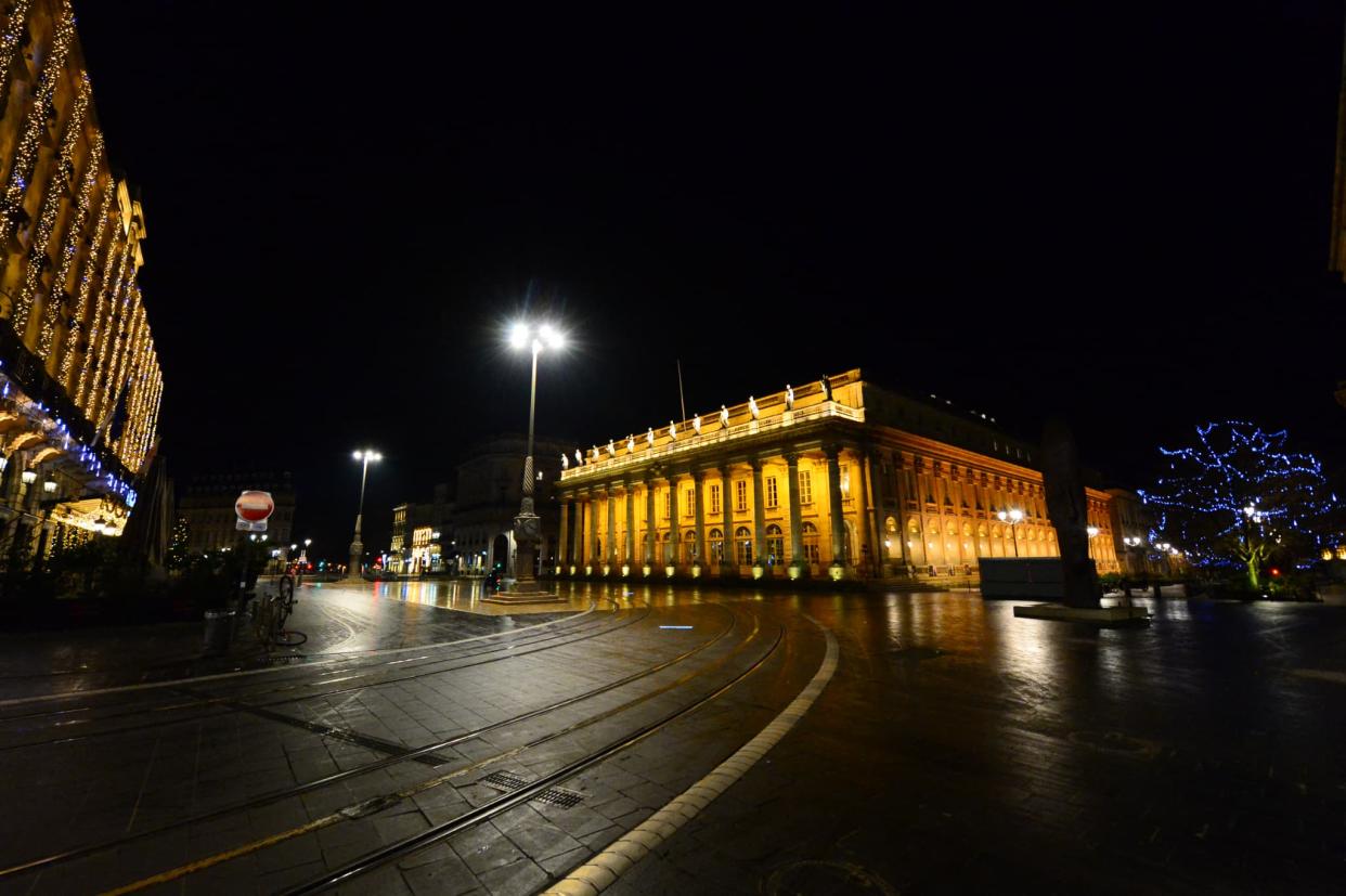 L'opéra national de Bordeaux la nuit, le 17 décembre 2020 (Photo d'illustration). - Mehdi Fedouach