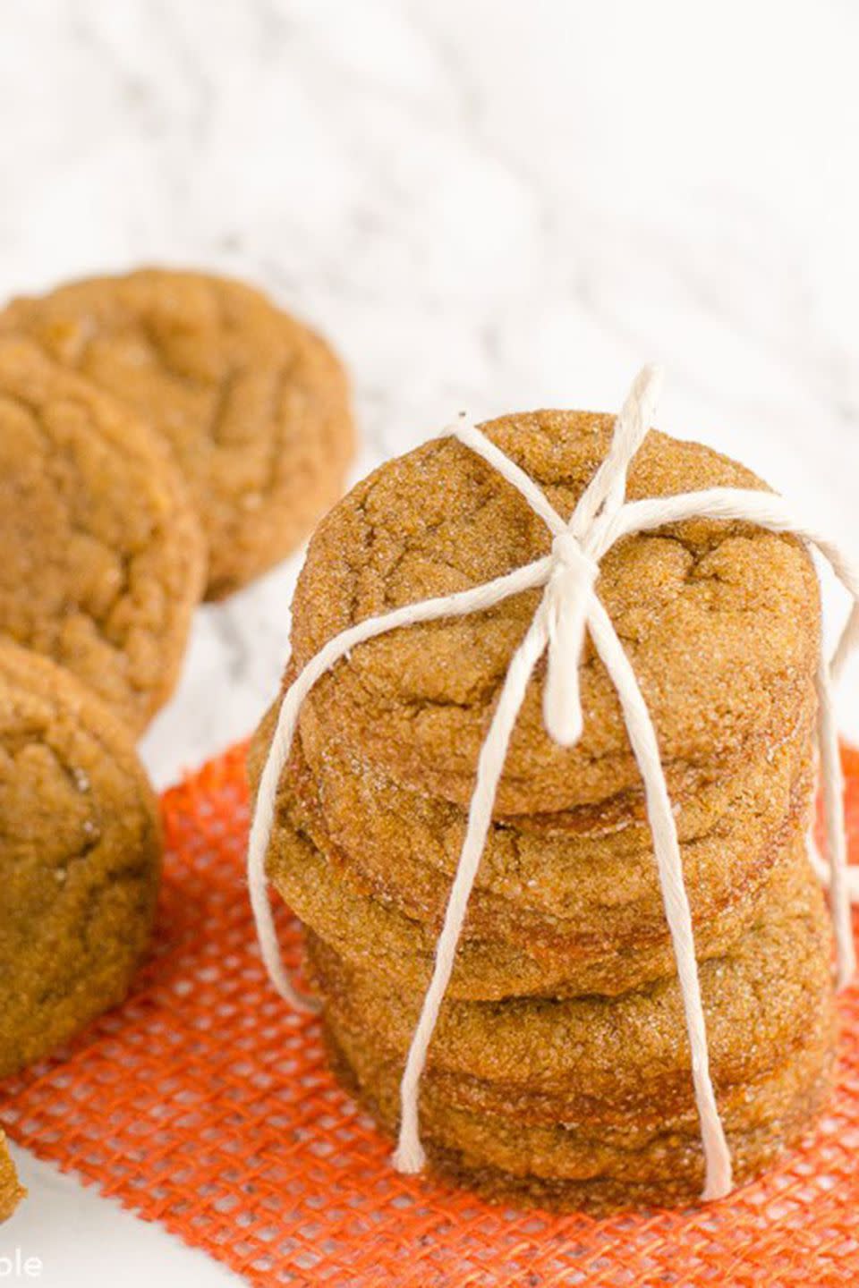 Chewy Pumpkin Molasses Cookies