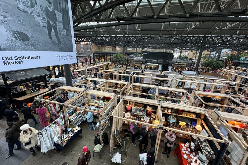 A bird's eye view of Old Spitalfields Market