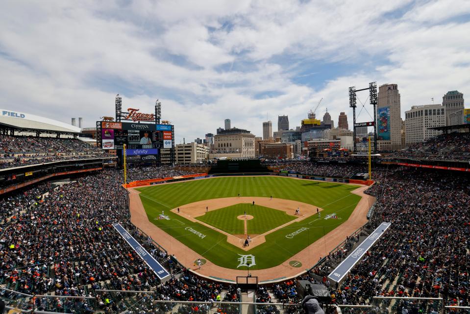 Comerica Park hosted World Series games in 2006 and 2012.